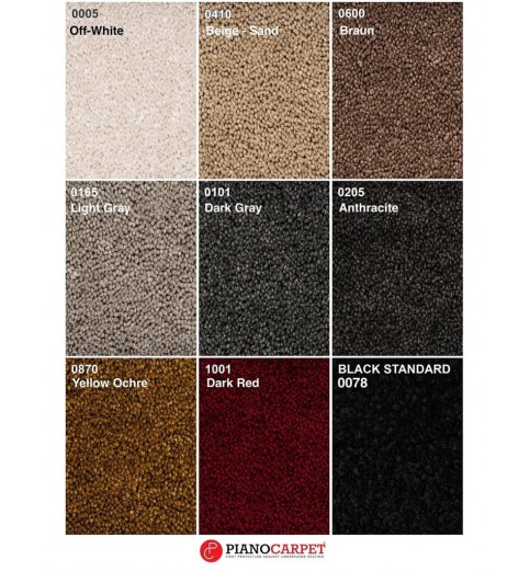 Pianocarpet Tapis isolant Thermique pour piano droit